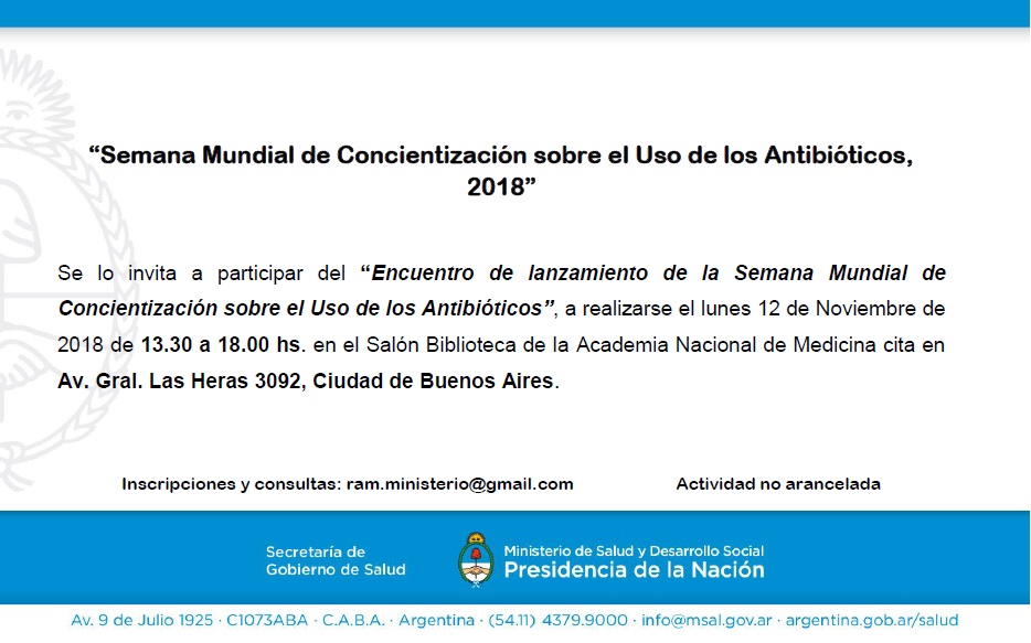 Semana Mundial De Concientizaci N Sobre El Uso De Antibi Ticos Feva