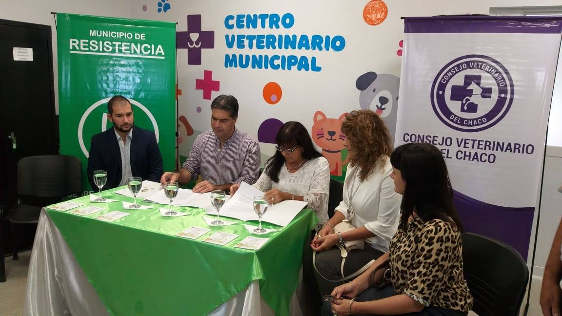 Convenio entre el Consejo Veterinario del Chaco y el Municipio de