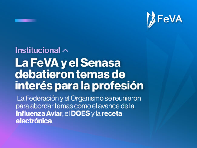 FEVA_INSTITUCIONAL INSTITUCIONAL Reunión FeVA_Senasa debatieron-temas de interés para la profesión_miniatura