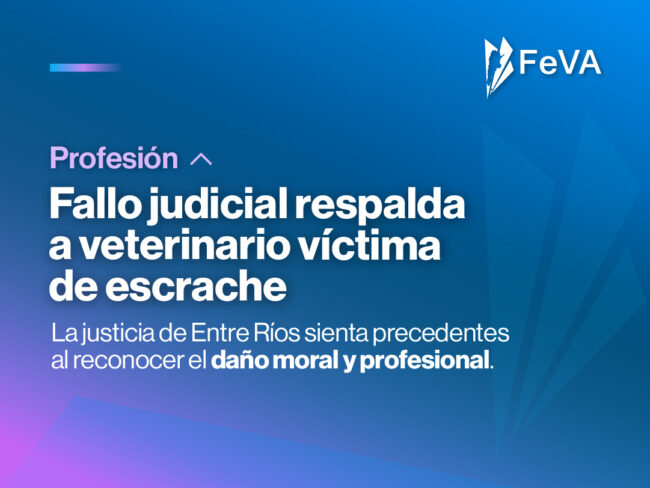 FEVA_Profesión_- Fallo judicial a favor de veterinario _miniatura